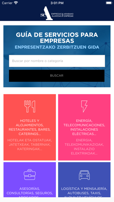 Screenshot #1 pour Guía de servicios SEA