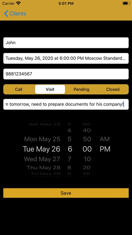 CRM - your pocket Manager