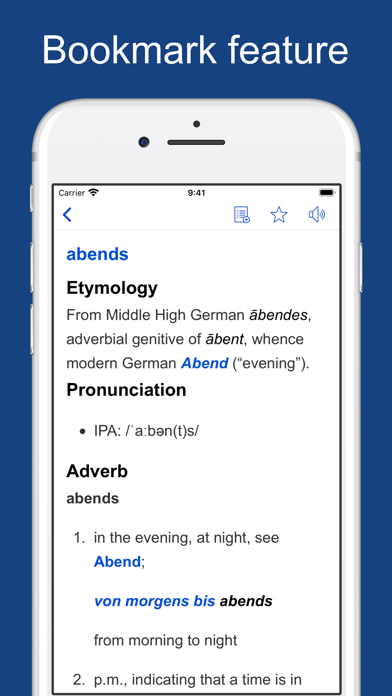 German Etymology Dictionary Screenshot