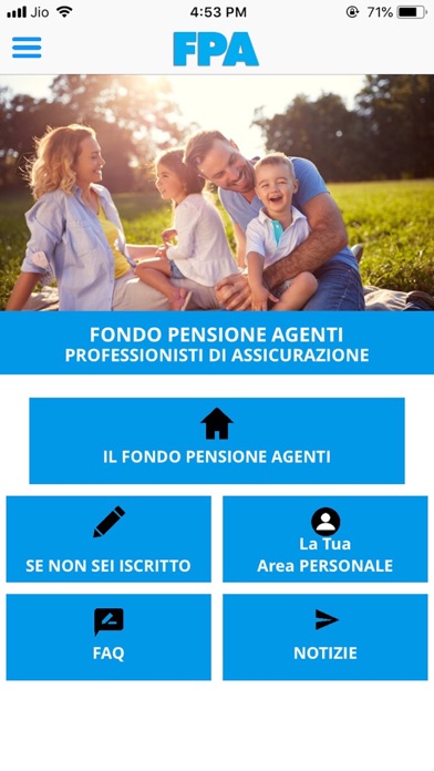 Fondo Pensione Agenti Screenshot