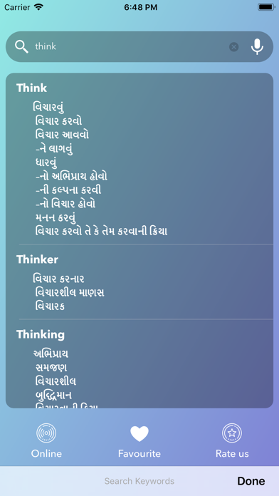 Screenshot #3 pour English To-Gujarati Translator