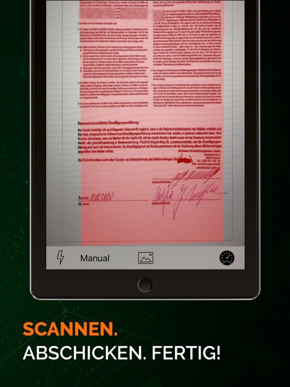 Apella Scan App iPad screenshot