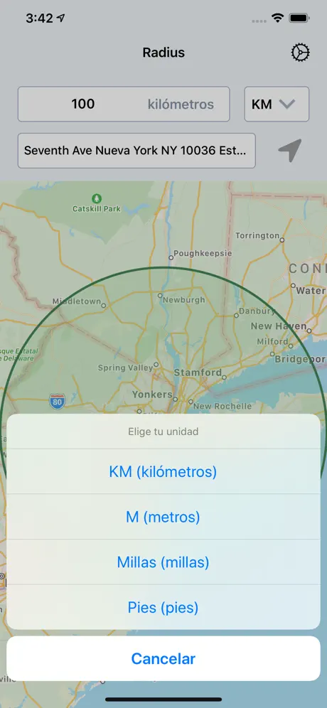 Radius: Distance From Me