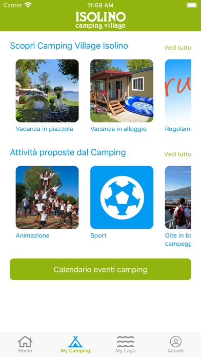 Camping Isolino screenshot 3