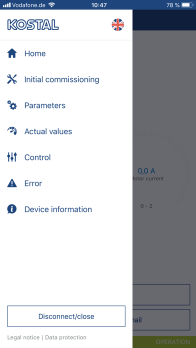 KOSTAL InverterApp Screenshot