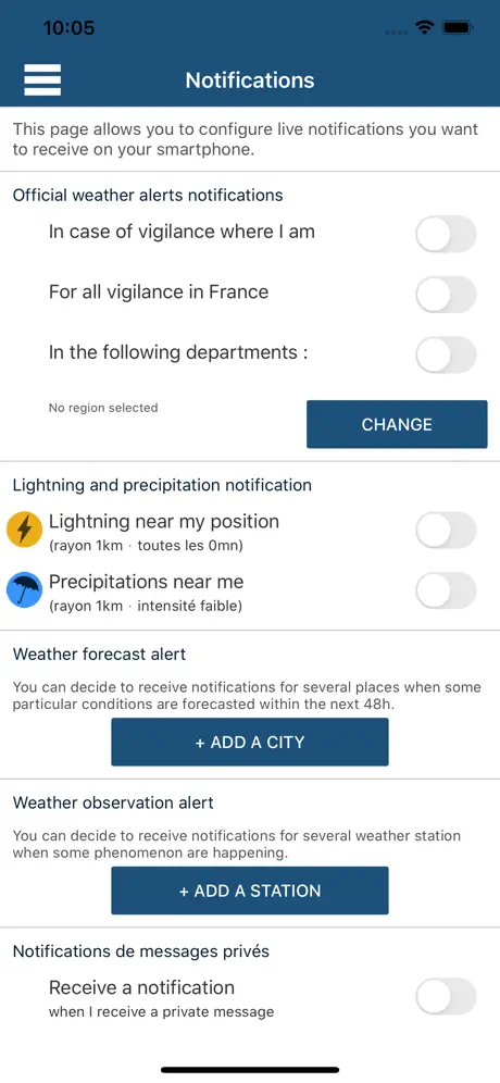 Infoclimat - live weather