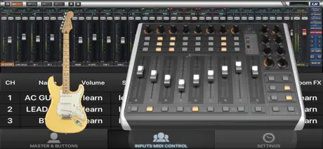 Ui MIDI mixer