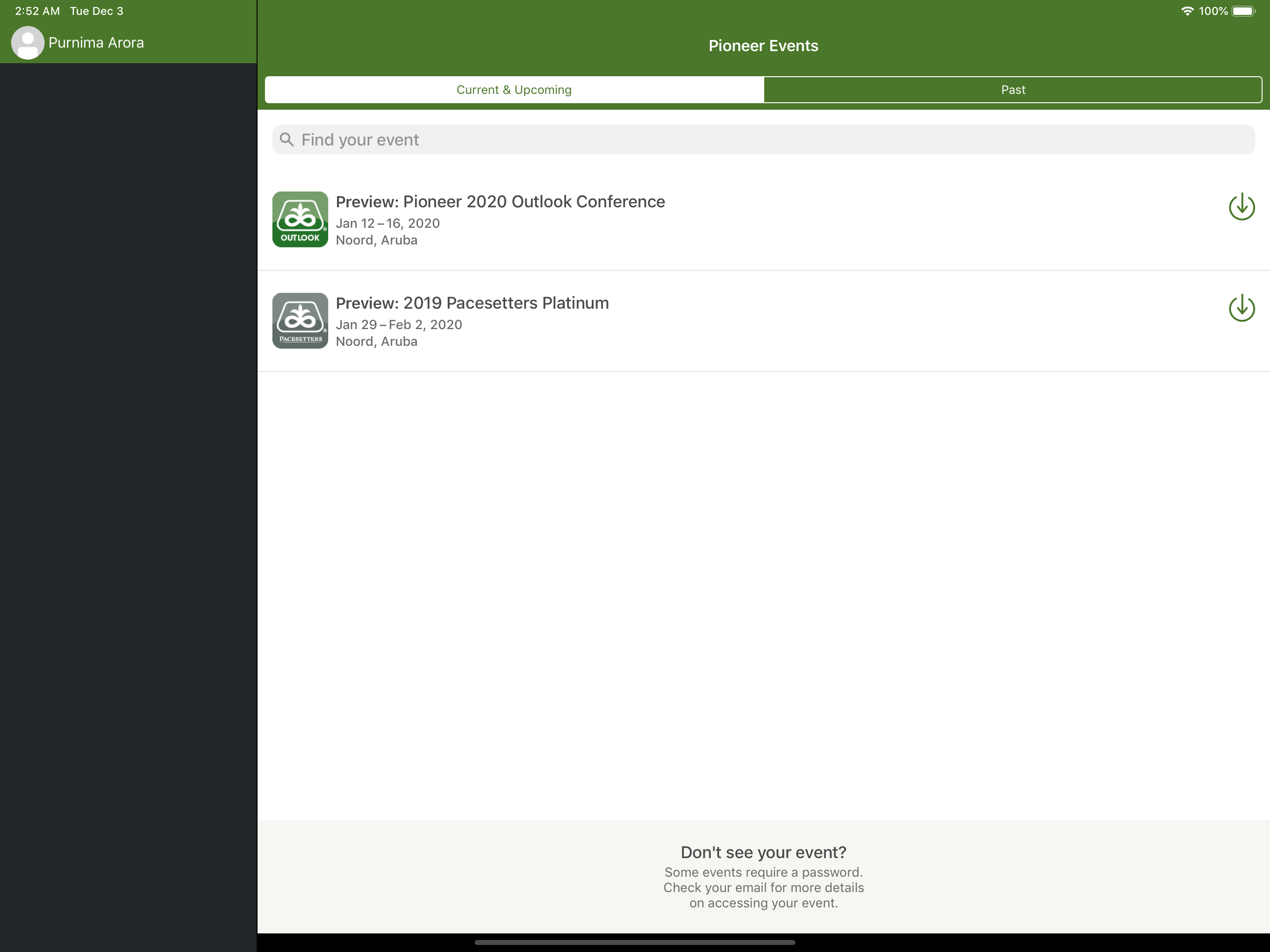 Pioneer Events screenshot 3