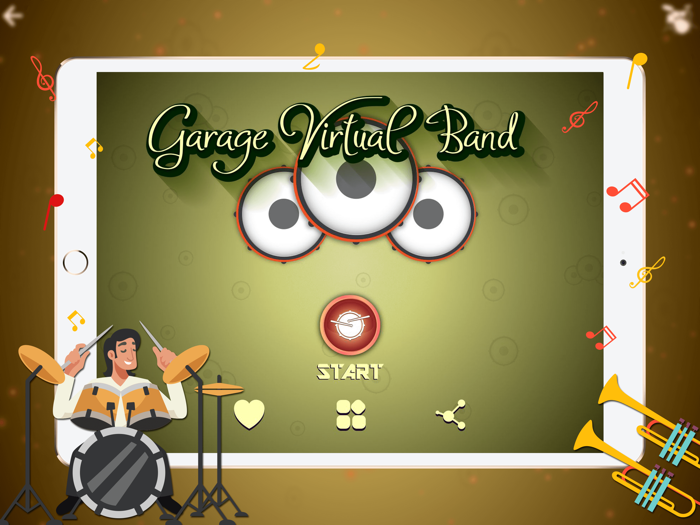 Garage Virtual Drumset Band