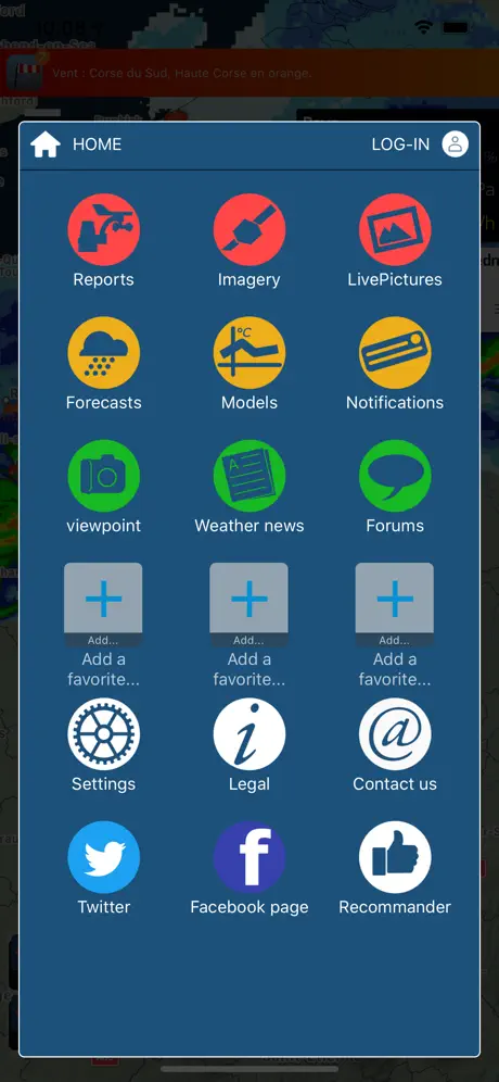 Infoclimat - live weather