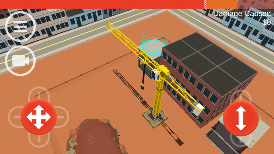 #2. Hooked! A Tower Crane Game (iOS) By: Simcoach Games