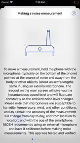 NIOSH Sound Level Meter screenshot