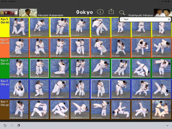 Judo Gokyo iPad screenshot 3 - Sports app