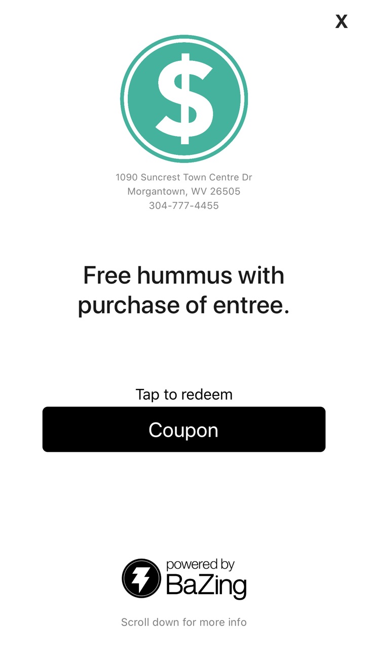 iPhone screenshot