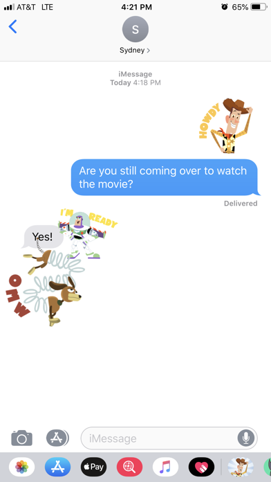 Screenshot #3 pour Pixar Stickers: Toy Story 4