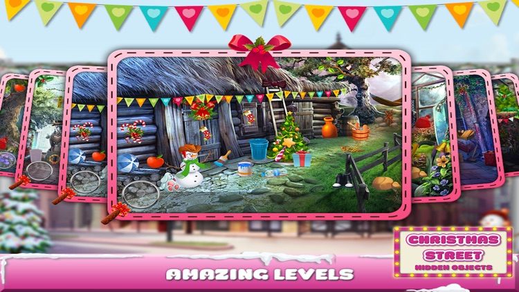 Christmas Street Hidden Object