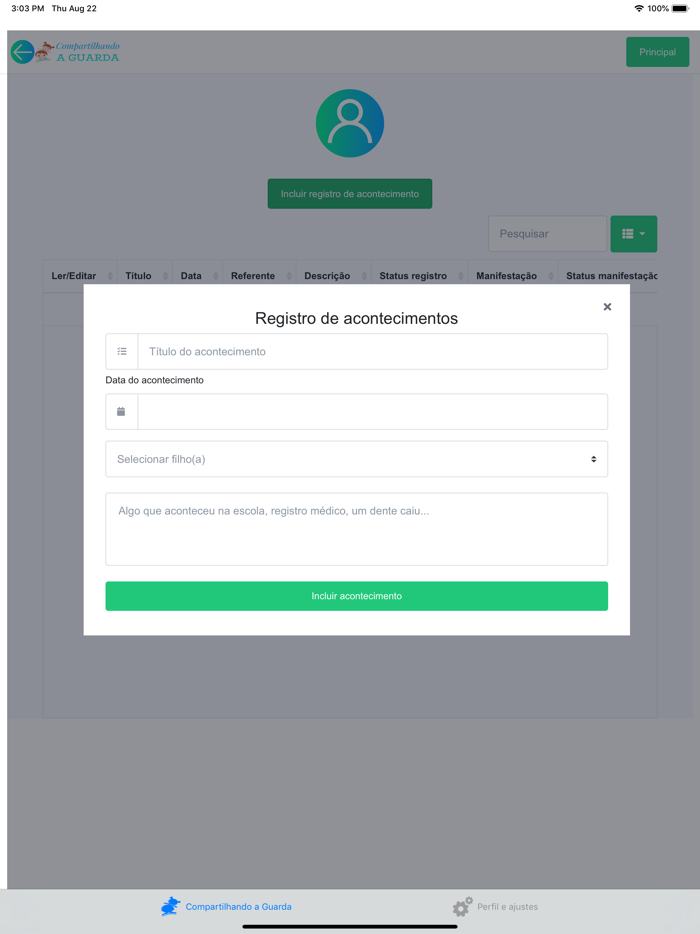 Compartilhando a Guarda