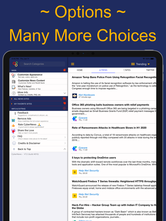 CyberNews - Cyber Security iPad screenshot 8 - News app