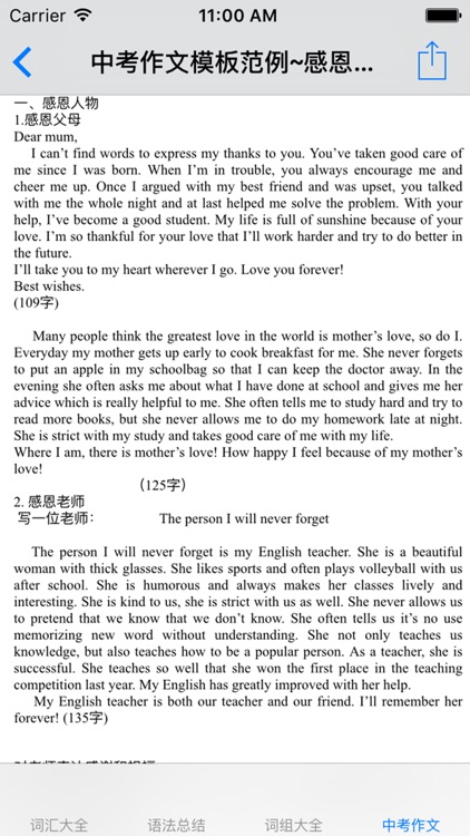 中考英语复习大全-词汇|语法|词组|作文