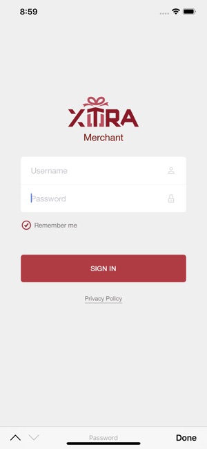 Merchant app for Xtra