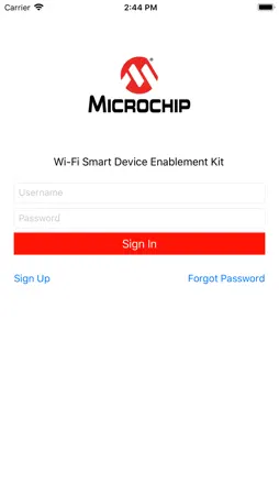 Microchip WiFi Smart Device screenshot 1