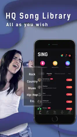 Game screenshot Sing（Vsing）: Karaoke Apps mod apk