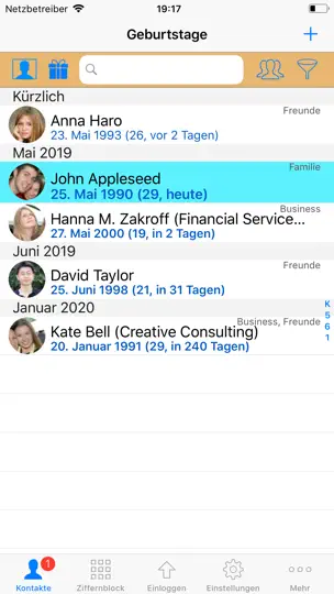 Screenshot von ContactsPro Für IPad auf dem iPhone 2