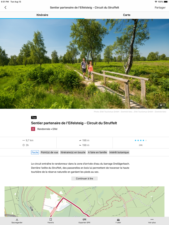Screenshot #6 pour EUREGIO RandonnéesFrontalières