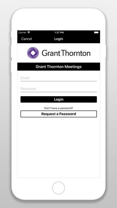 Grant Thornton Meetings Screenshot