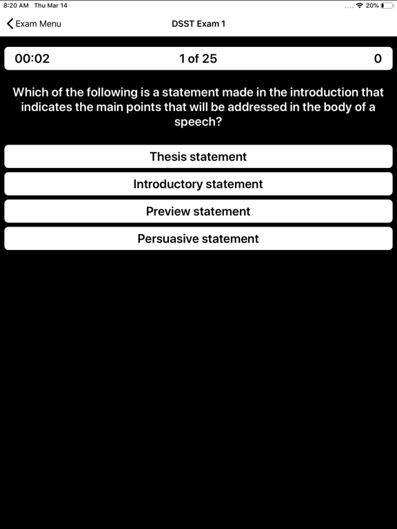Screenshot #5 pour DSST Public Speaking Buddy