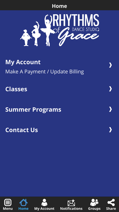 Screenshot #2 pour Rhythms of Grace Dance Studio