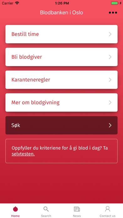 Blodbanken Screenshot