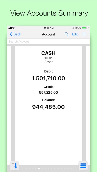 eAccounting Screenshot