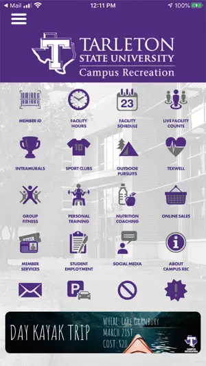 Tarleton Campus Recreation screenshot 1