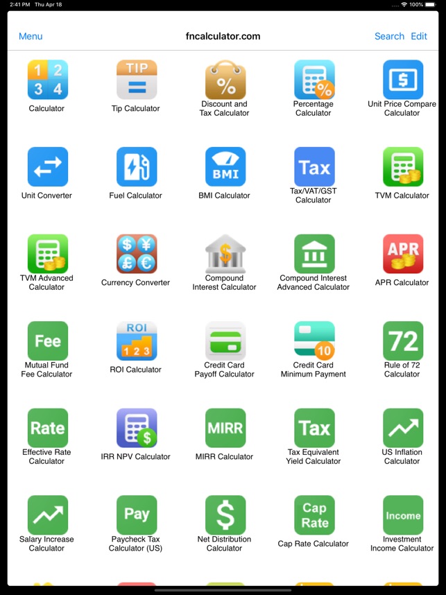 EZ Financial Calculators on the App Store