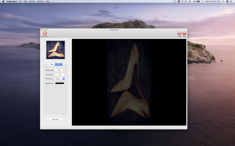 #1. Image-Ascii (macOS) 게시자: 君 许