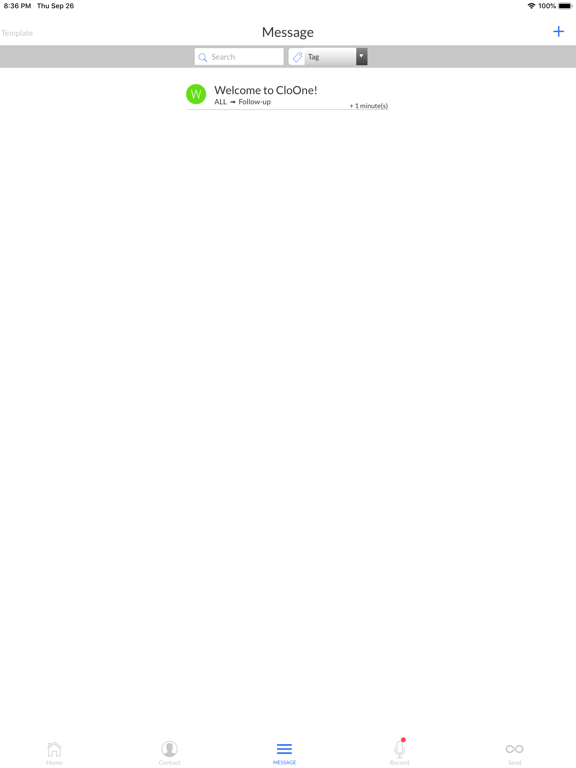 CloOne iPad screenshot 5 - Productivity app