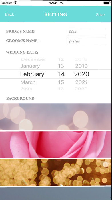 Screenshot #3 pour My Wedding - Share & Countdown