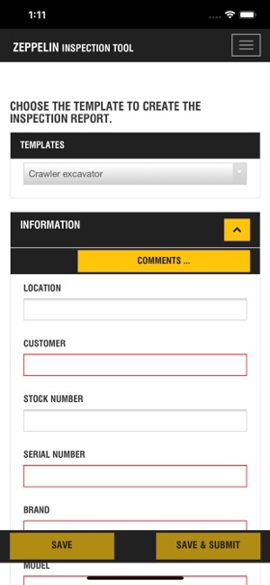 Zeppelin Inspection Tool