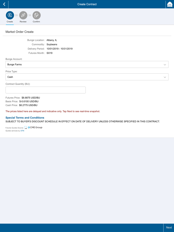 Bunge Mobile iPad screenshot 6 - Business app