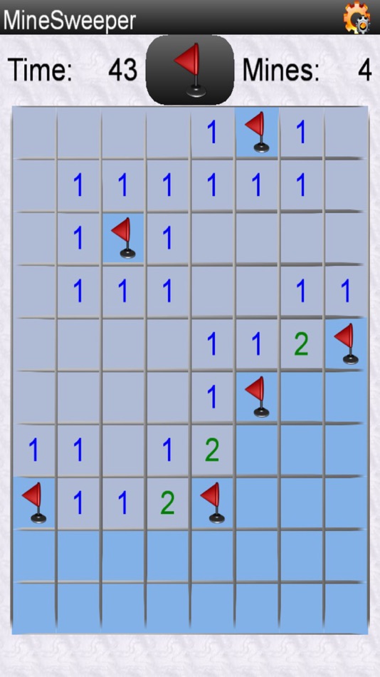#2. MineSweeper -- Lite (iOS) 来自: GASP Mobile Games Inc