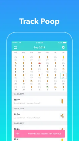 Game screenshot PCal - Poop Tracker,Calendar mod apk
