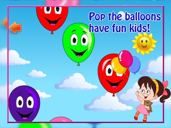 Balloon Pop - ABC Learning iPad screenshot