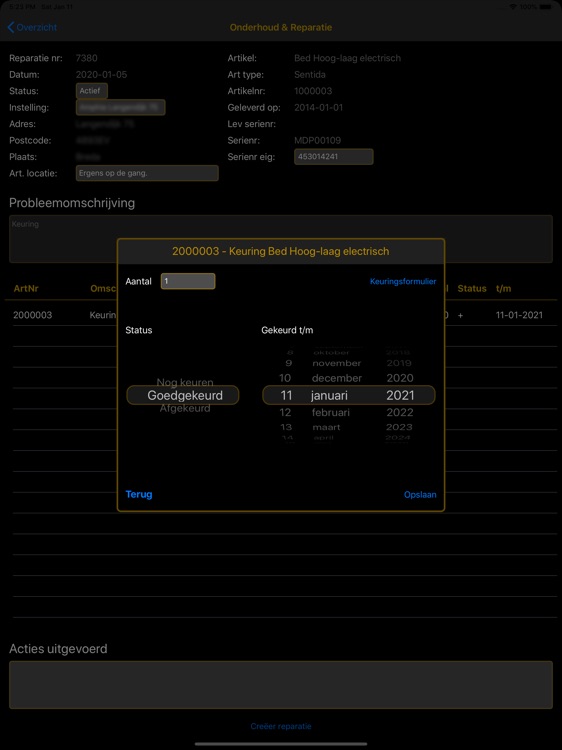 Promesse Reparatie App