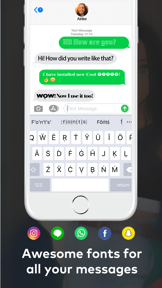 Fonts: Cool Font Keyboard screenshot