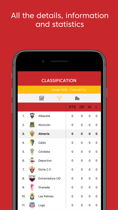 UD Almería - Official App Screenshot