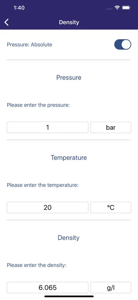 SF6 Calculator