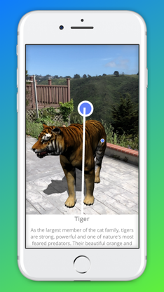 Animal Safari AR - 3D Learning screenshot 1