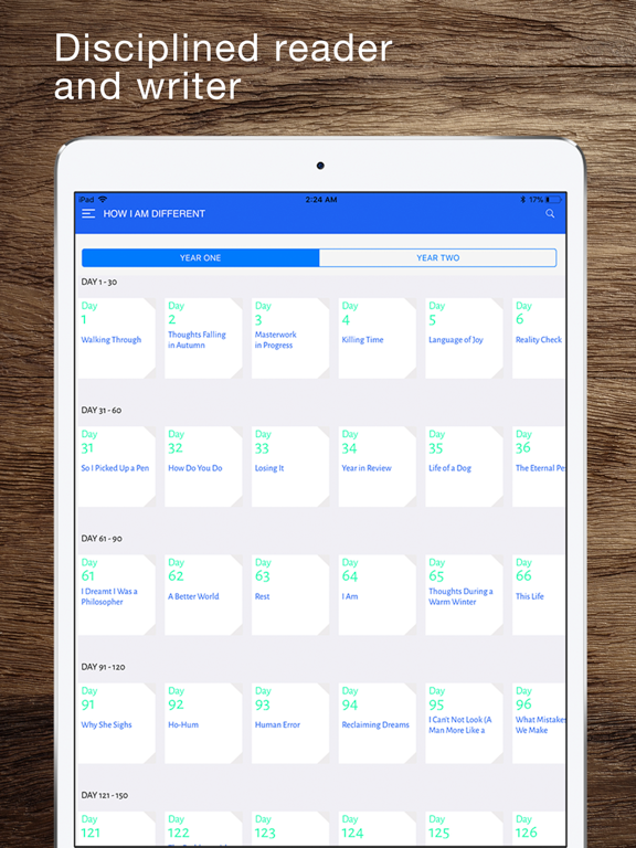 HWAD: Book & Everyday Journal iPad screenshot 2 - Book app