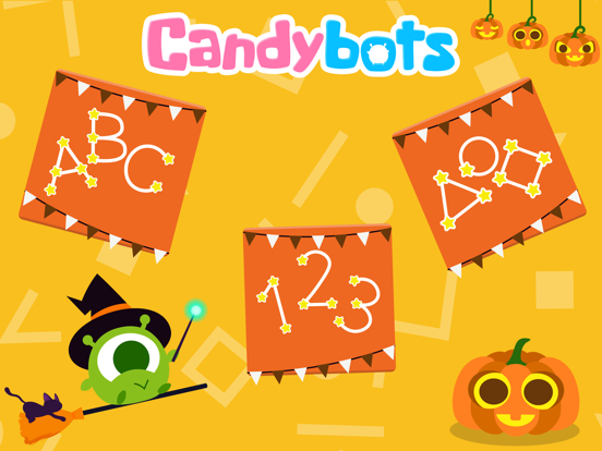 Screenshot #4 pour CandyBots Écrire Lettre ABC123